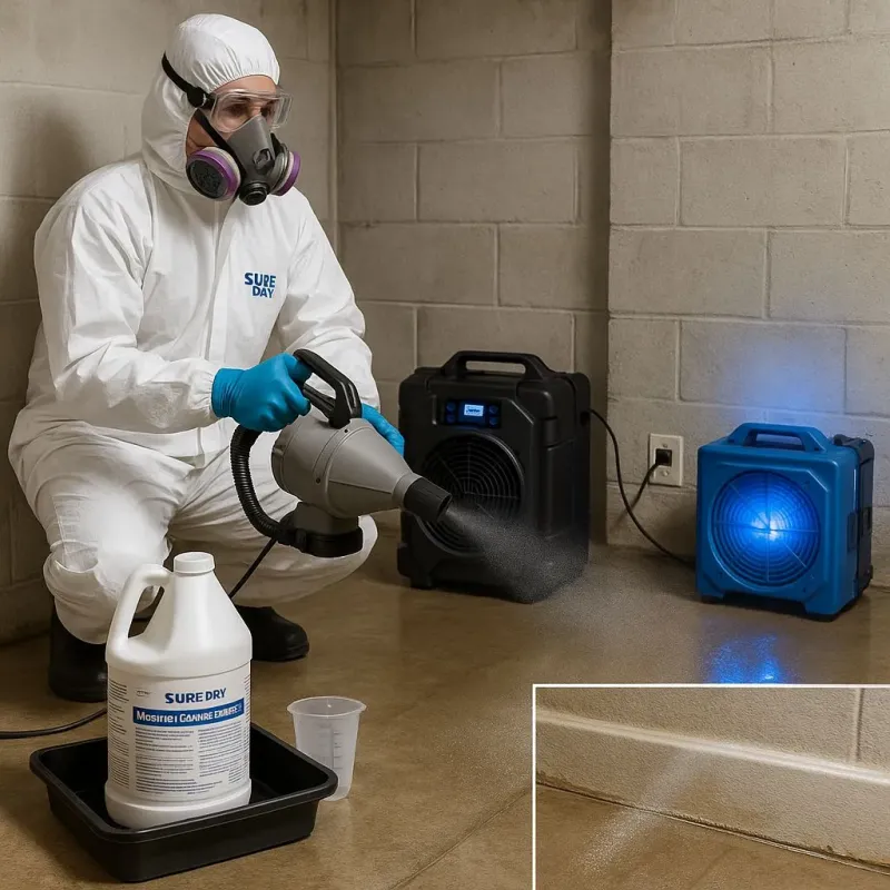 Sanitization and Odor Removal process in Prineville, OR